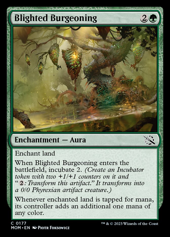 mtg cards with incubate Progenitor Exarch [March of the Machine] Compleated Huntmaster • March of
