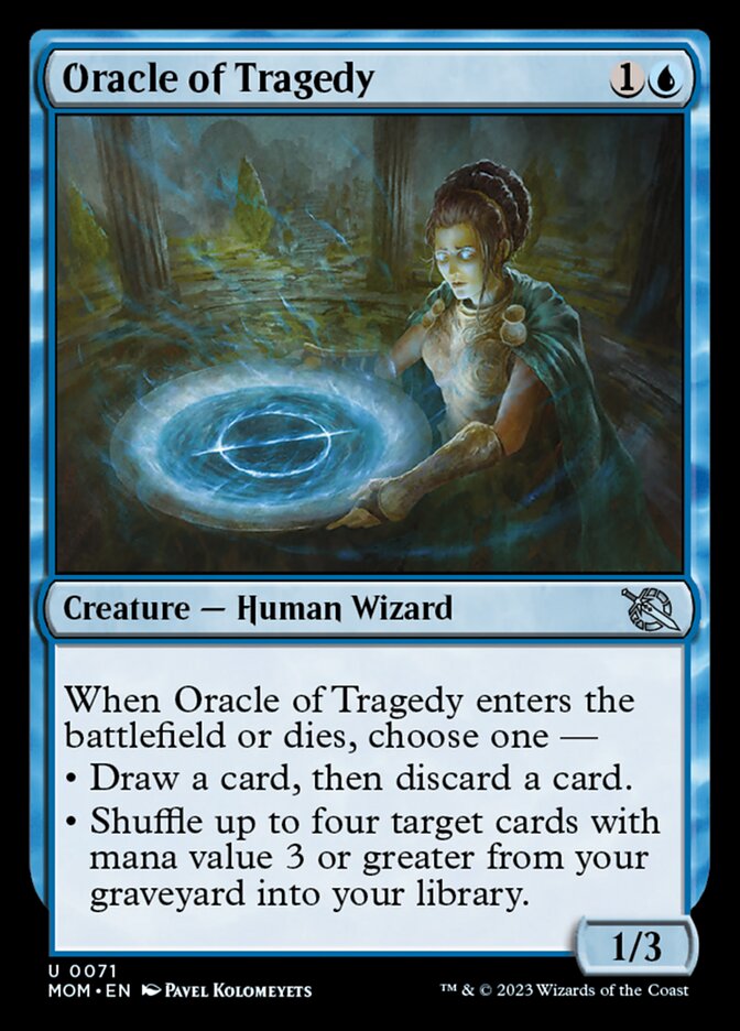 MTG Magic the Gathering Oracle of Tragedy (71/481) March of