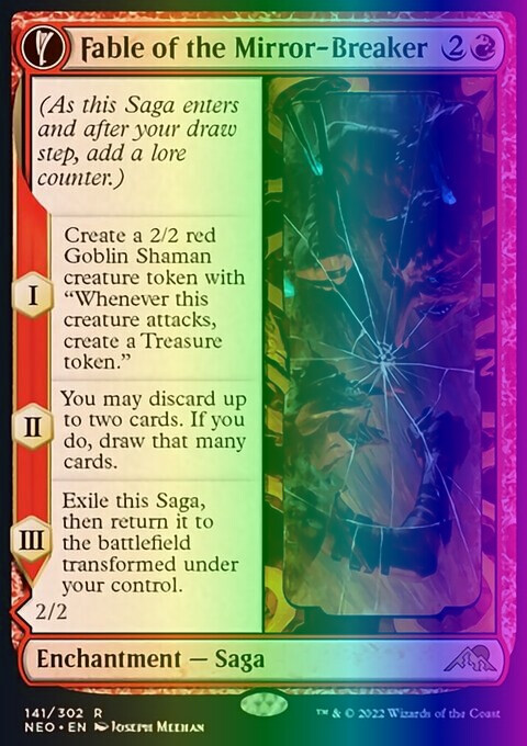 Fable of the Mirror-Breaker FOIL Kamigawa: Neon Dynasty