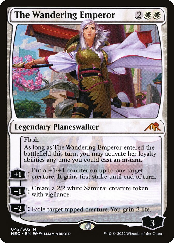 MTG Magic the Gathering The Wandering Emperor (42/606) Kamigawa