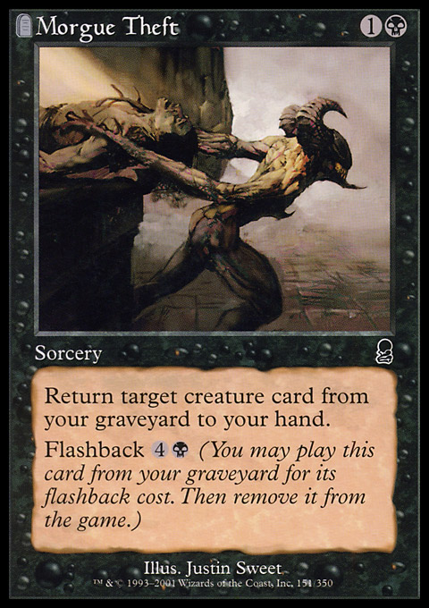 mtg theft cards Magic the Gathering MTG Morgue Theft (151) Odyssey LP