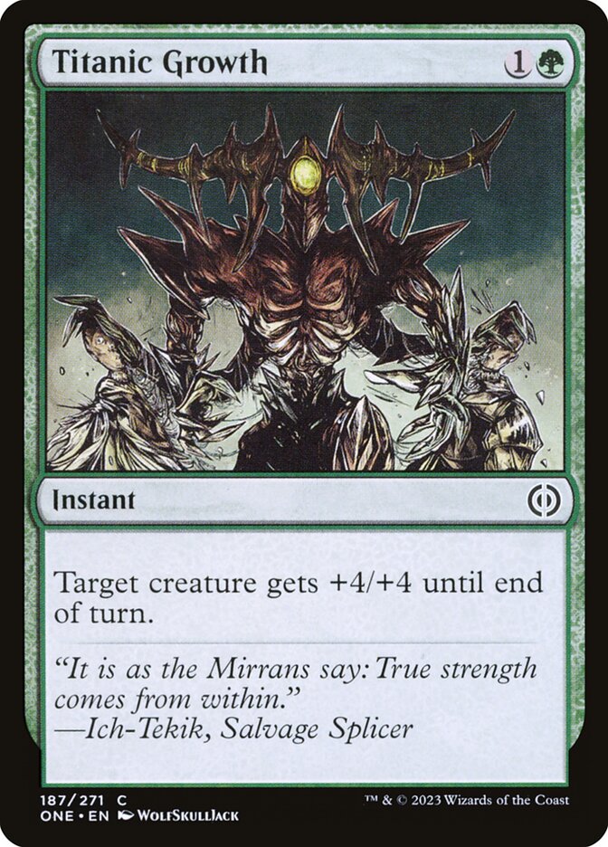 titanic mtg card Growth AP – WolfSkullJack Art Near Mint? Uthros, Titanic Godcore | Promotional