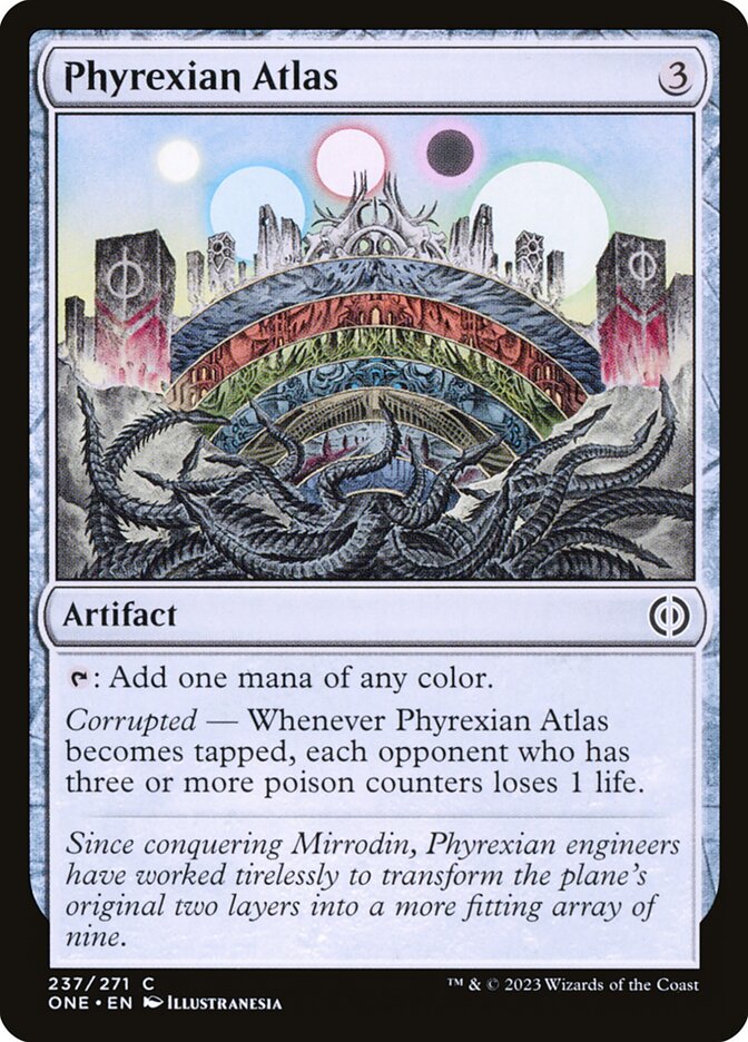 phyrexian mtg cards Phyrexian Atlas