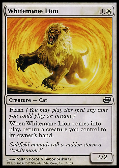 mtg lion cards Fleecemane Print this isnt a creature.) Whitemane Lion (Card) | EDHREC
