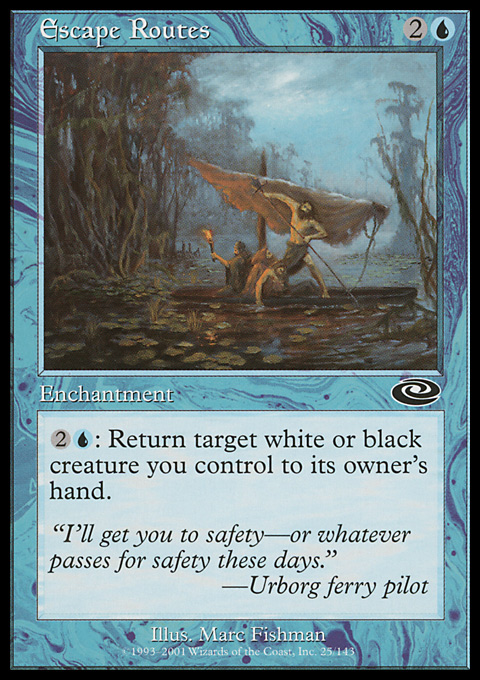Magic the Gathering MTG Escape Routes (25) Planeshift LP | eBay