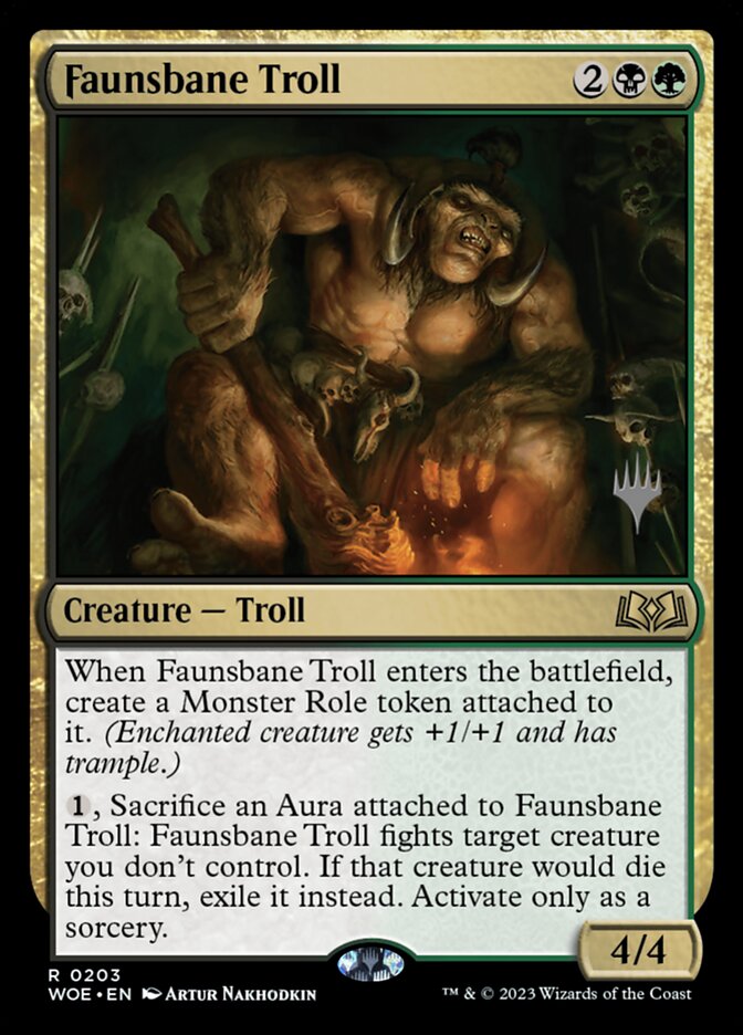 troll mtg cards Albino [Friday Night Magic 2002] MTG Magic the Gathering Faunsbane