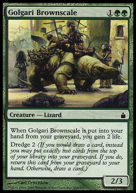 MTG Magic the Gathering Golgari Brownscale (166/306) Ravnica City of Guilds  MP | eBay