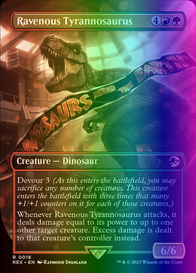 MTG Ravenous Tyrannosaurus (18/48) Jurassic World Collection