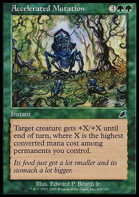 MTG Magic the Gathering Accelerated Mutation (109/143) Scourge LP