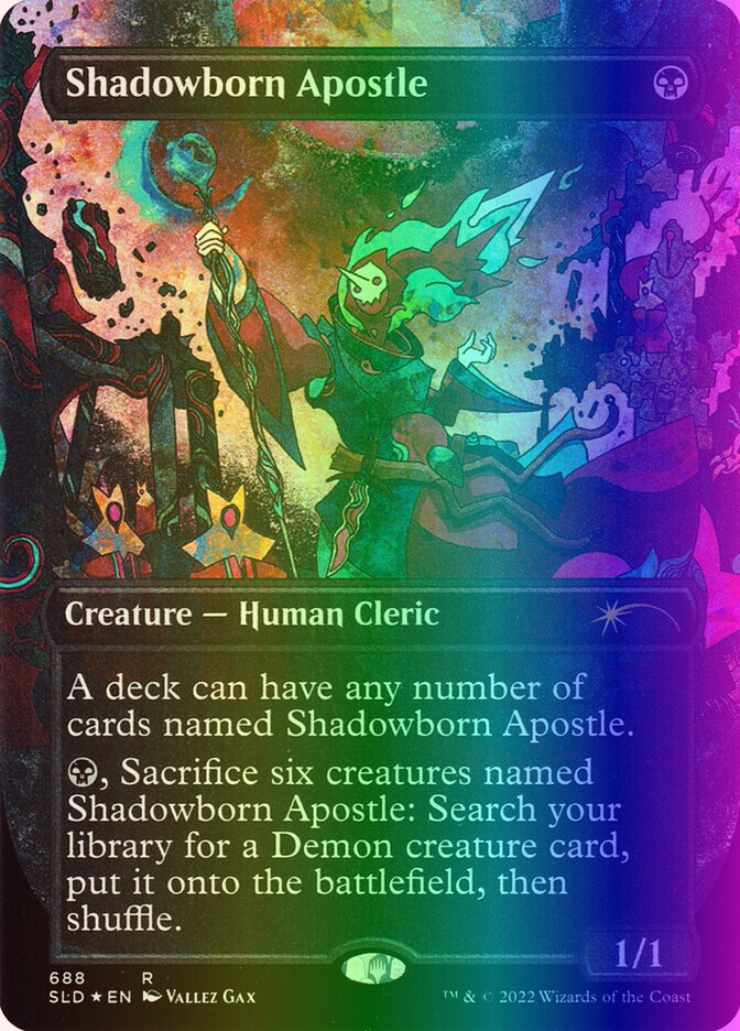 shadowborn apostle 影生まれの使徒 FOIL secret Shadowborn Apostle | Secret Lair | Card Kingdom