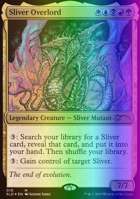 Secret lair mtg スリヴァーの首領 foil MTG Sliver Overlord (10/1164) Secret Lair Drop Series LP