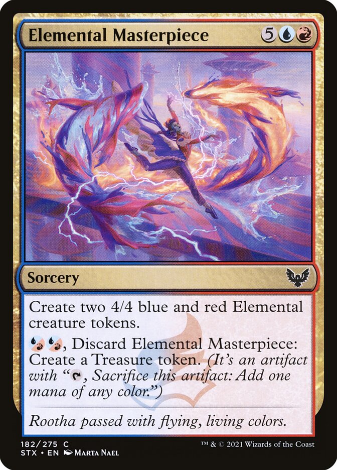 MTG Elemental Masterpiece (182) Strixhaven School of Mages LP | eBay MTG Elemental Masterpiece (182) Strixhaven School of Mages LP | eBay