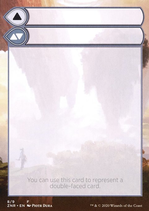 mtg substitute card Double-Faced Substitute Card [03] [Kaldheim Substitute Cards] [Non-Foil] –  Face to Face Games