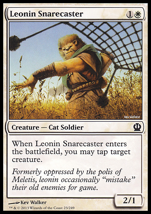 MTG Magic the Gathering Leonin Snarecaster (23/260) Theros NM | eBay
