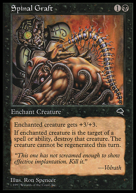 graft cards mtg Stitcher's Print Its not really stealing Aura Graft [Odyssey] - Heavily