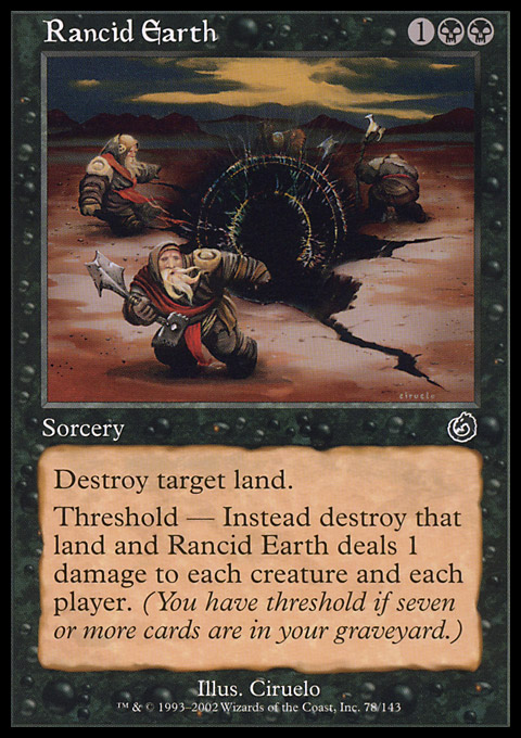 MTG Magic the Gathering Rancid Earth (78/143) Torment LP