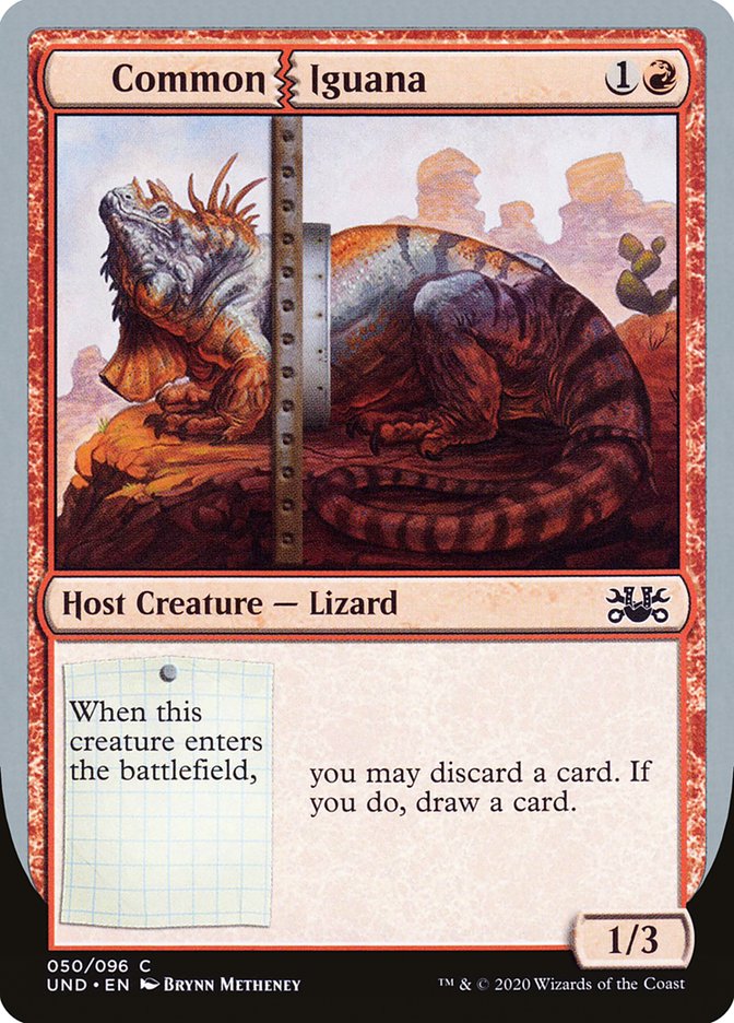 Magic the Gathering MTG Common Iguana (50) Unsanctioned NM | eBay