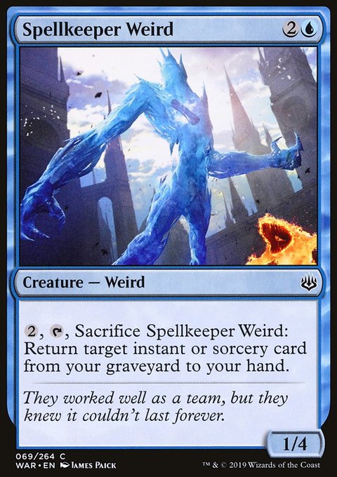 MTG Magic the Gathering Spellkeeper Weird (69/330) War of the Spark NM |  eBay