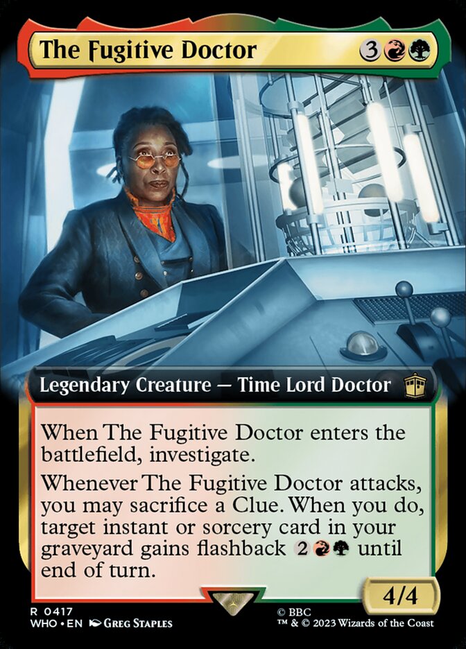 best dr who cards mtg Magic the Gathering The Fugitive Doctor (417/1208) Doctor NM Collecting Magic: The Gathering® –
