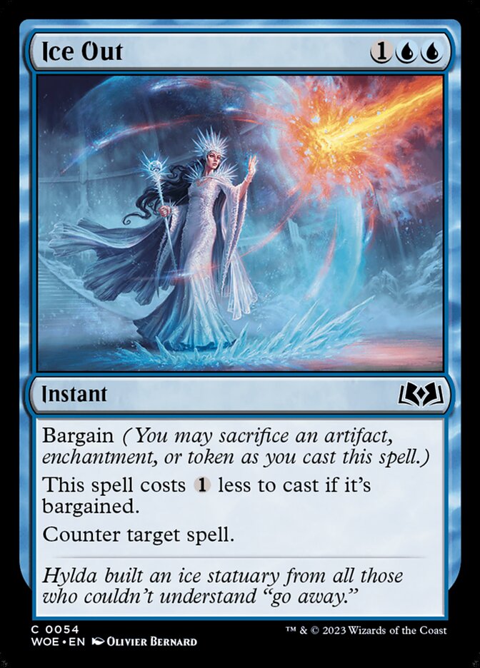 MTG Magic the Gathering Ice Out (54/475) Wilds of Eldraine