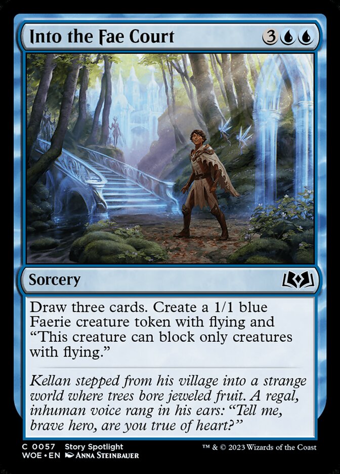 MTG Magic the Gathering Into the Fae Court (57/475) Wilds of Eldraine LP