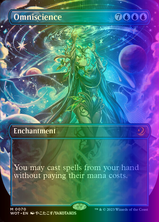 MTG 全知 Omniscience コンフェッティ foil 新品未使用 ミントモール / MINT GAMES MTG(東日本橋) / 【WOT】【ENG