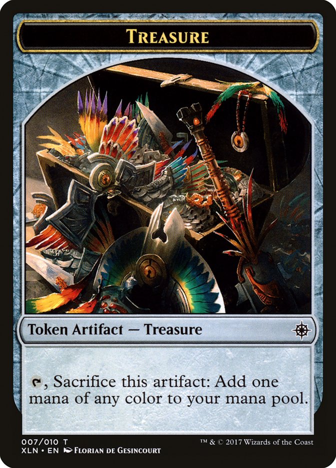 treasure token cards mtg Treasure Token [Innistrad: Crimson Vow Tokens] main image 0