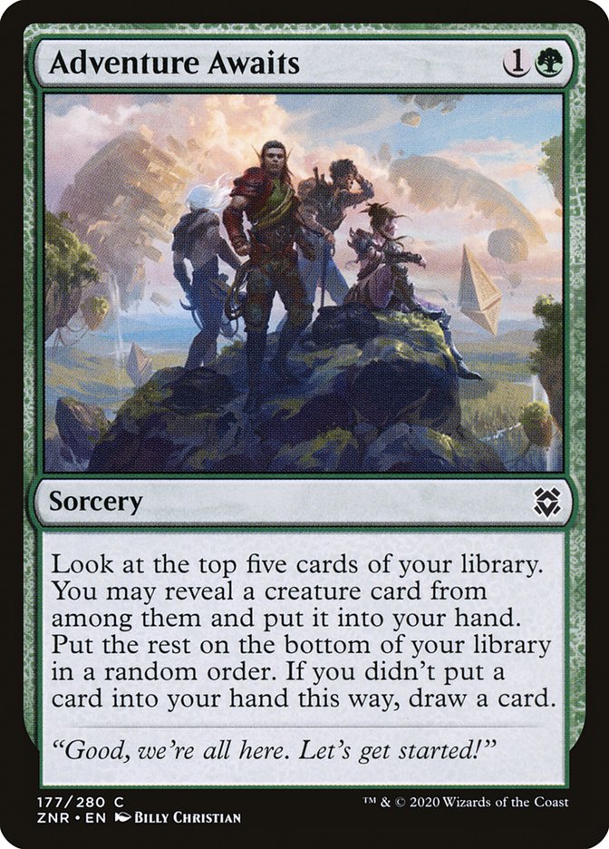 MTG Magic the Gathering Adventure Awaits (177/493) Zendikar Rising LP | eBay MTG Magic the Gathering Adventure Awaits (177/493) Zendikar Rising LP | eBay