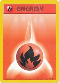 1995 fire energy pokemon card value Pokemon Fire Energy (98/103) Base LP