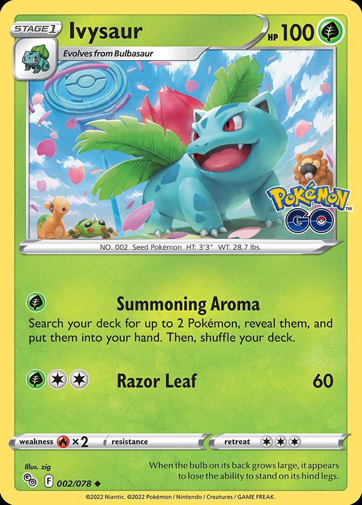 Pokemon Ivysaur (2/88) Pok mon GO NM | eBay
