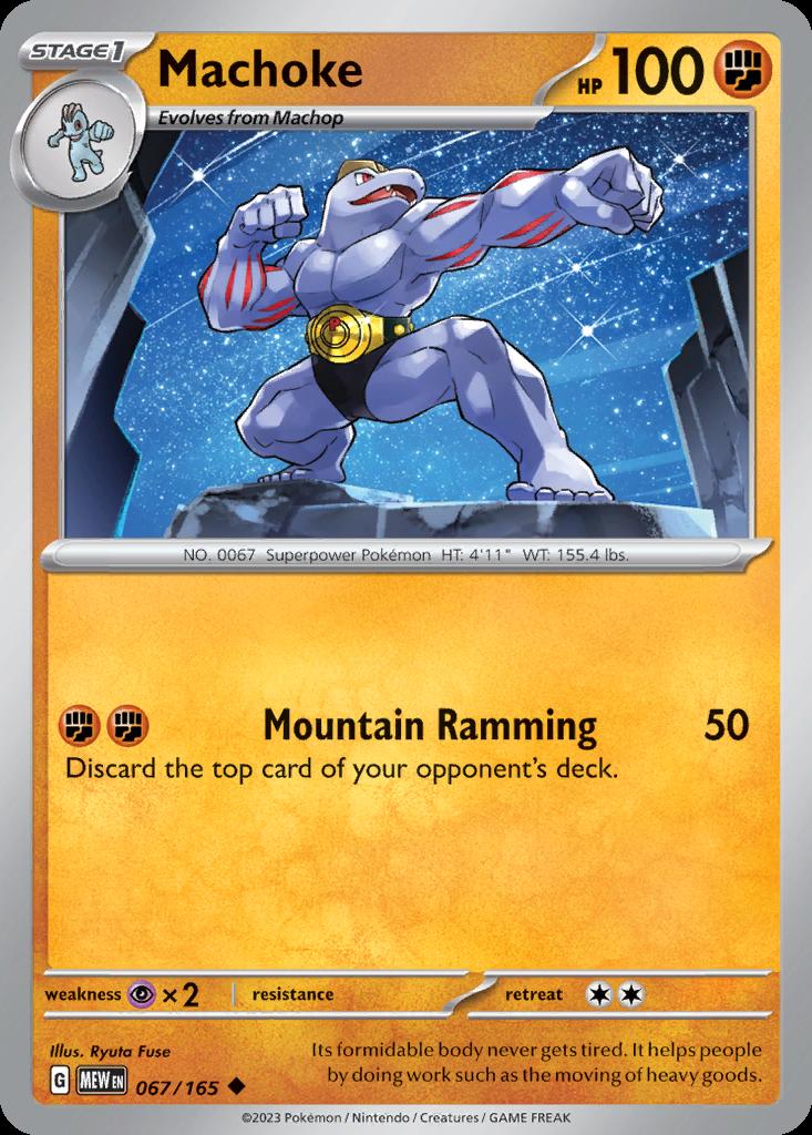 machoke pokemon cards Pokemon Machoke (67/210) 151 NM
