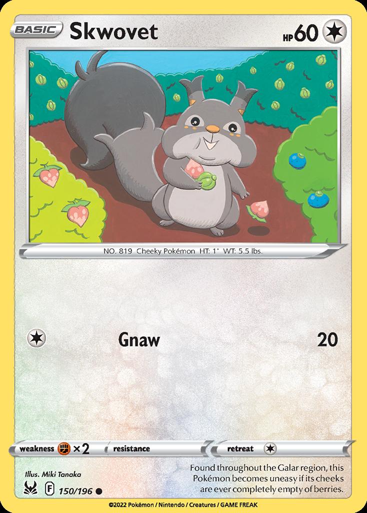 Pokemon Skwovet (150/217) Lost Origin NM | eBay