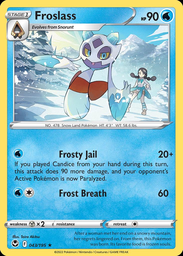 Pokemon Froslass (43/215) Silver Tempest NM | eBay