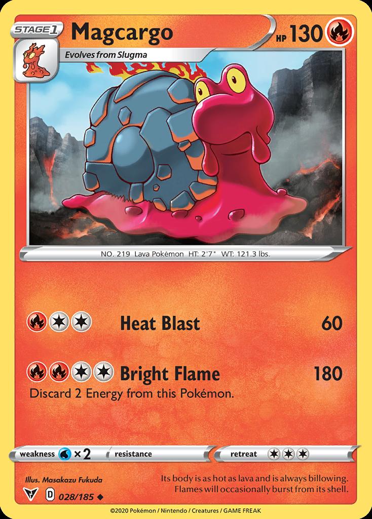 Pokemon Magcargo (28/203) Vivid Voltage NM | eBay