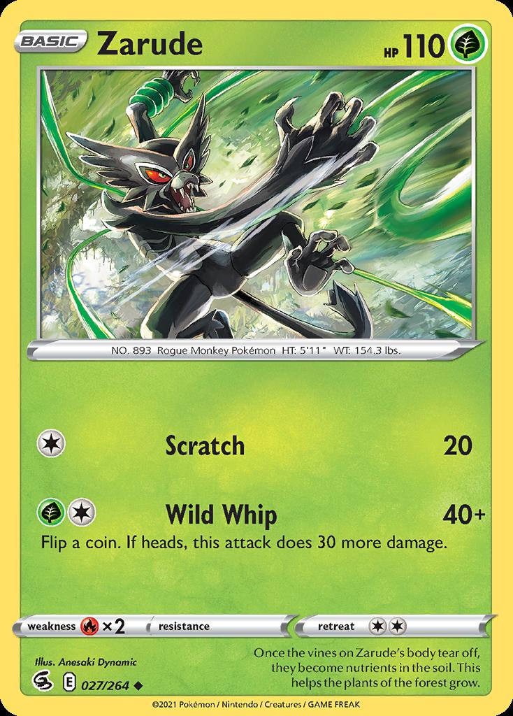 Pokemon Zarude (27/286) Fusion Strike NM | eBay