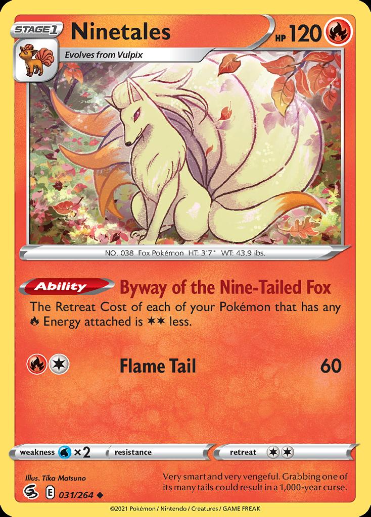 Pokemon Ninetales (31/286) Fusion Strike LP | eBay