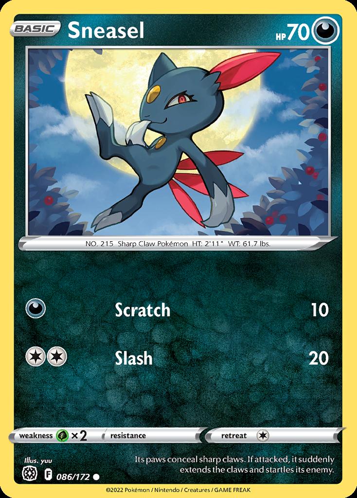 Pokemon Sneasel (86/186) Brilliant Stars NM | eBay