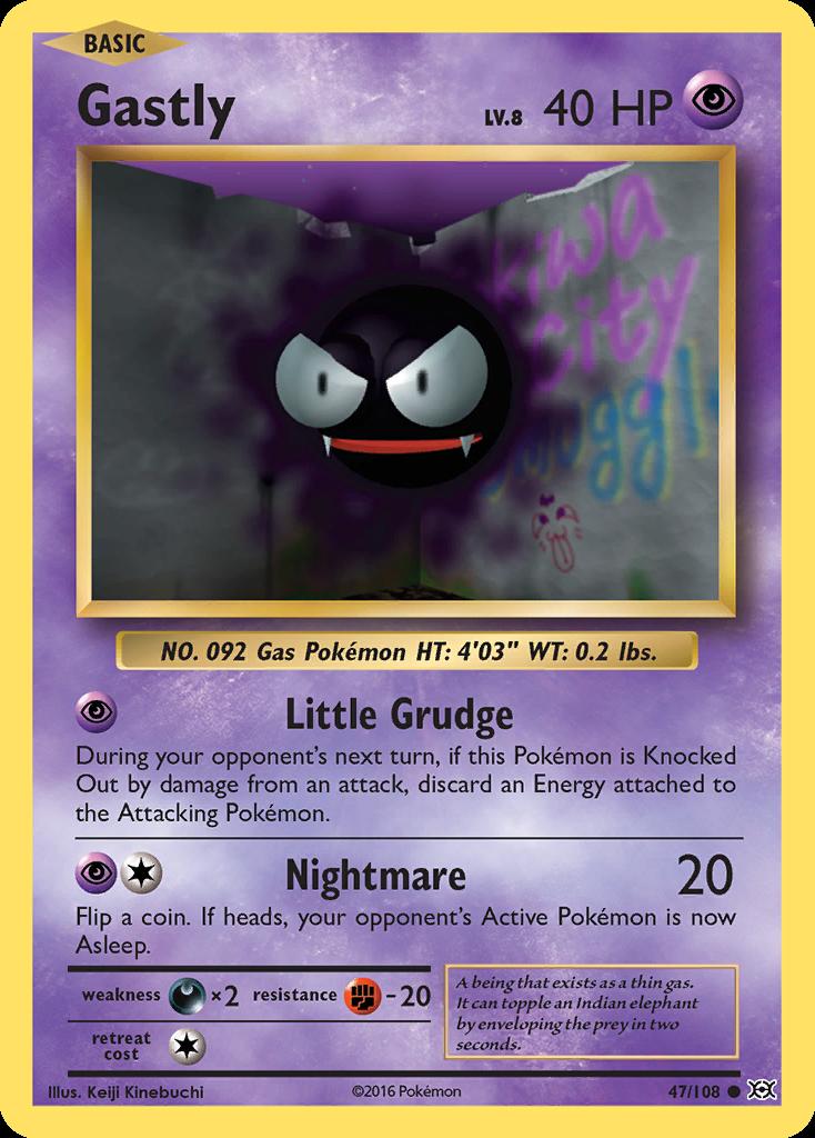 Pokemon Gastly (47/113) Evolutions LP | eBay